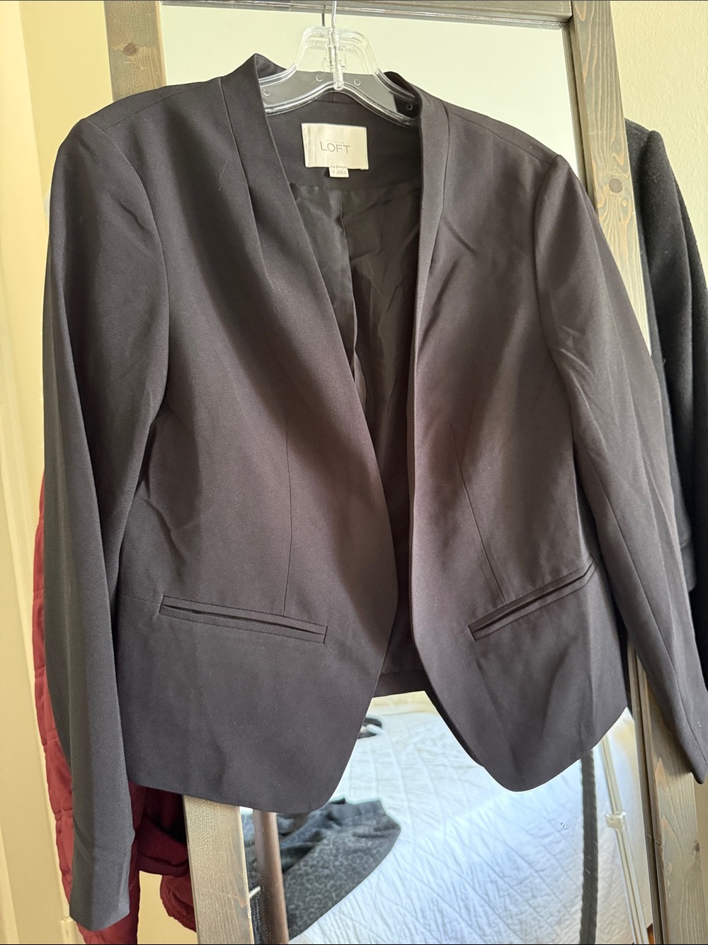 LOFT Black Open-Front Women's Blazer